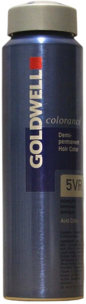 Goldwell Colorance Acid Demi-Permanent Hair Dye 5VR Aubergine, 120 ml