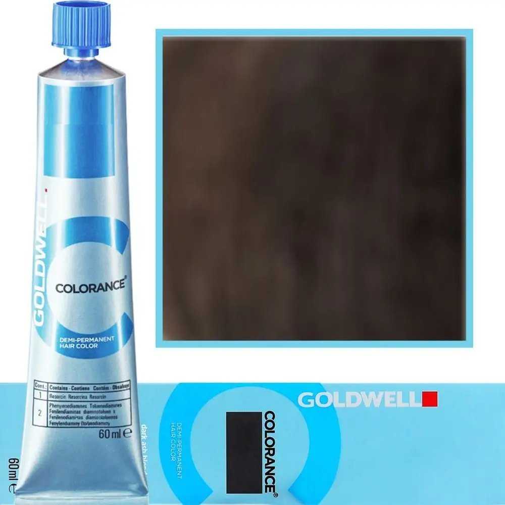 „Goldwell Colorance“ pusiau permanentiniai plaukų dažai, 5BP, vidutinio perlamutrinio atspalvio rudi, 60 ml