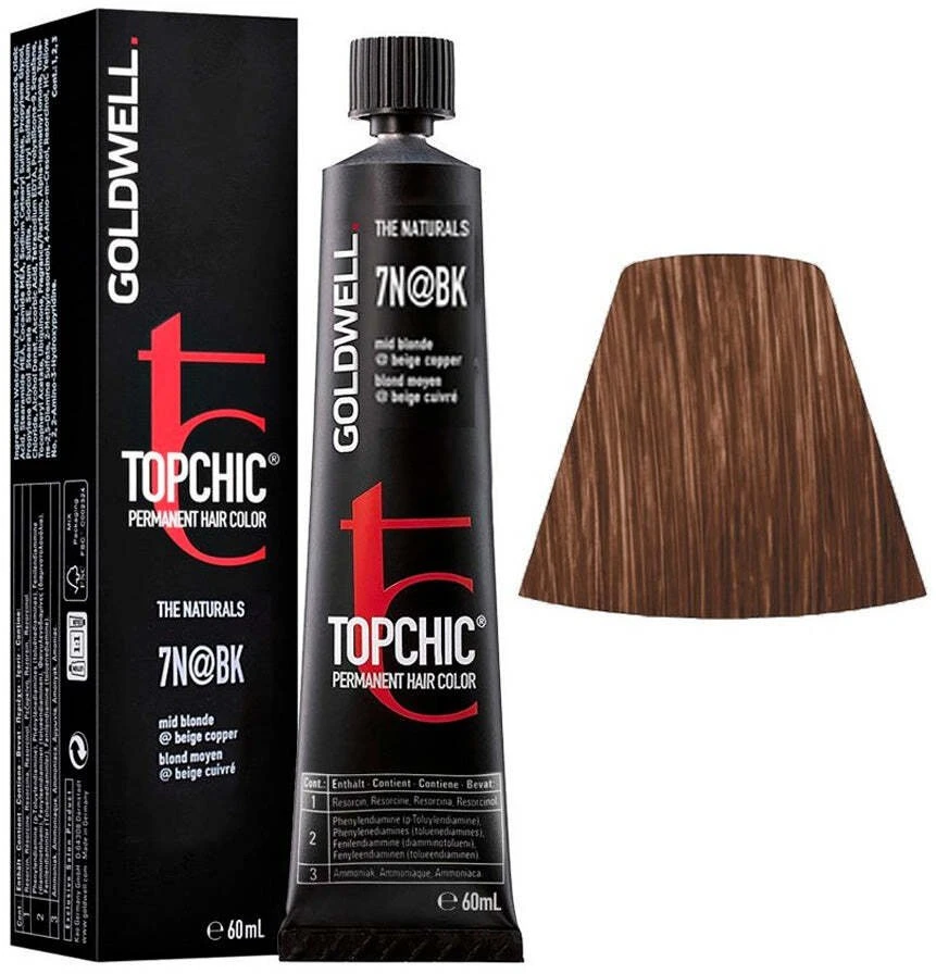 Goldwell TopChic permanentiniai plaukų dažai 7N@BK , 60 ml