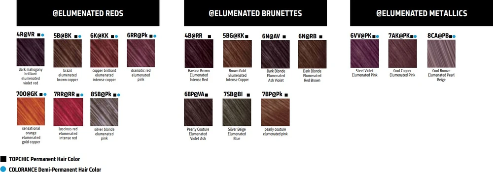 „Goldwell Topchic“ plaukų dažai 8CA@PB, 60 ml