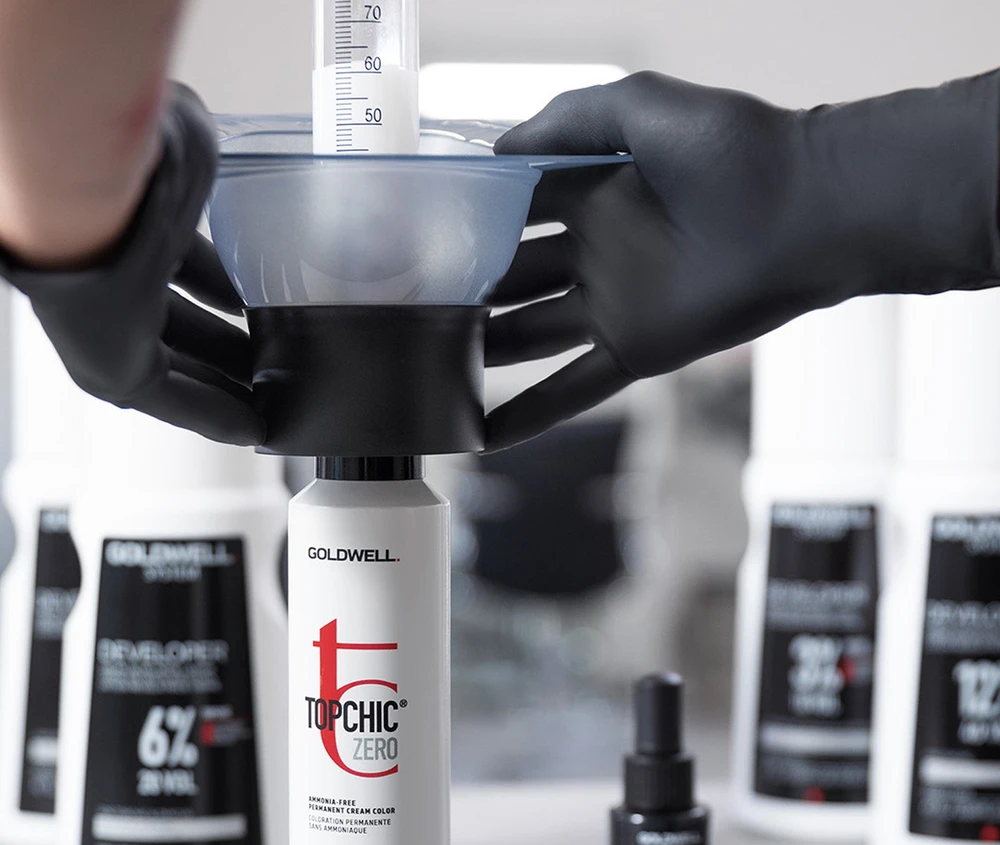 Goldwell TopChic Zero Permanent Hair Dye 5NN šviesiai rudas Extra, 60 ml