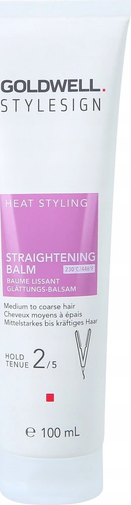 Goldwell StyleSign Heat Styling Straightening Balm Apsauginis tiesinimo balzamas plaukams, 100 ml