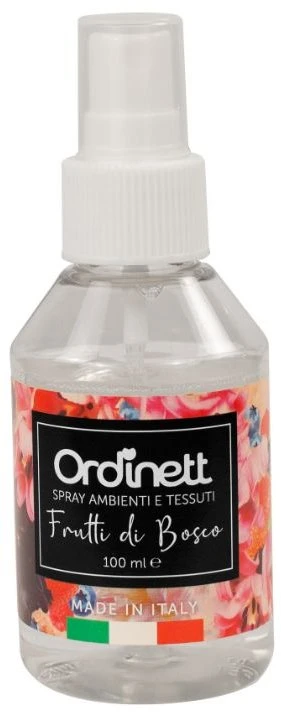 ORDINETT Skalbinių ir kambario kvepalų purškiklis 100 ml, uogų skonio