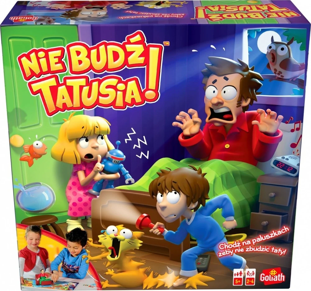 Goliath Kaladėlių žaidimas Nie Budź Tatusia! 2 su lenta