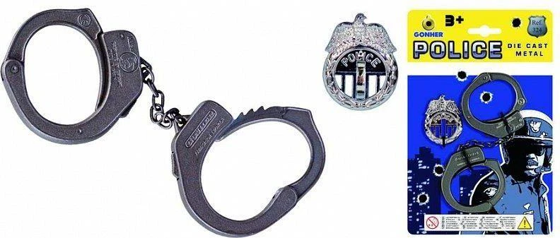 Gonher Guns GONHER antrankiai ir policininko ženklas, 324/0