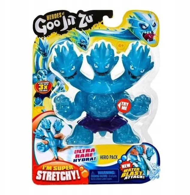 *****Goo Jit Zu Strechy Rare Hydra 08130