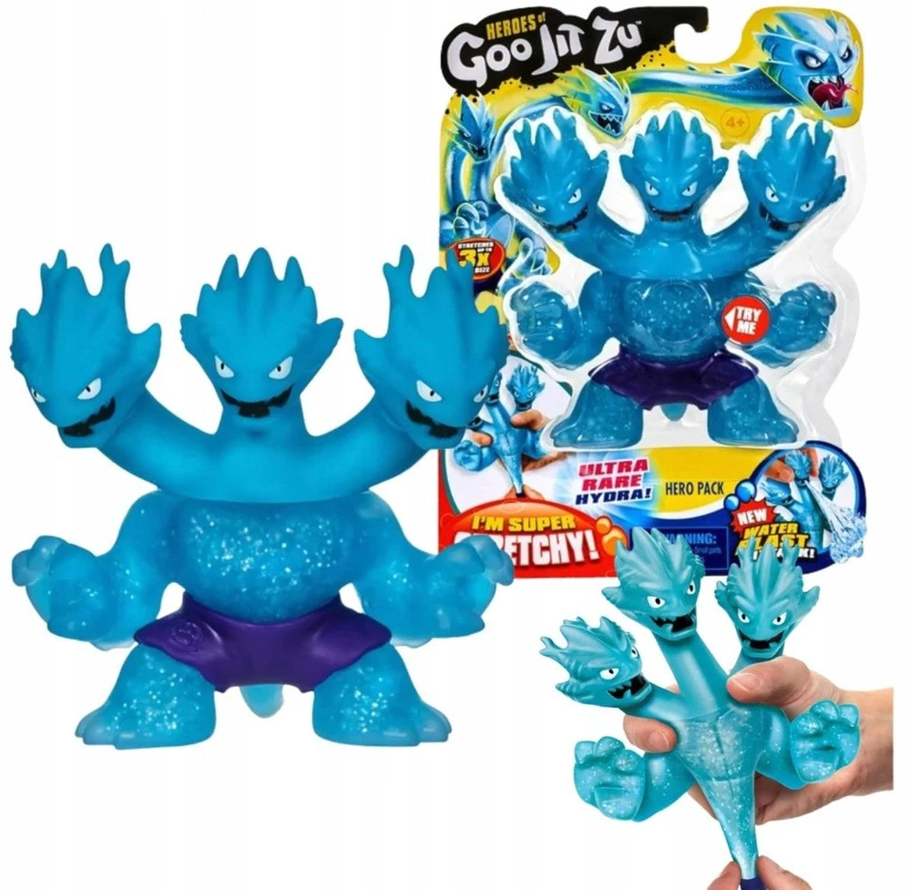 *****Goo Jit Zu Strechy Rare Hydra 08130