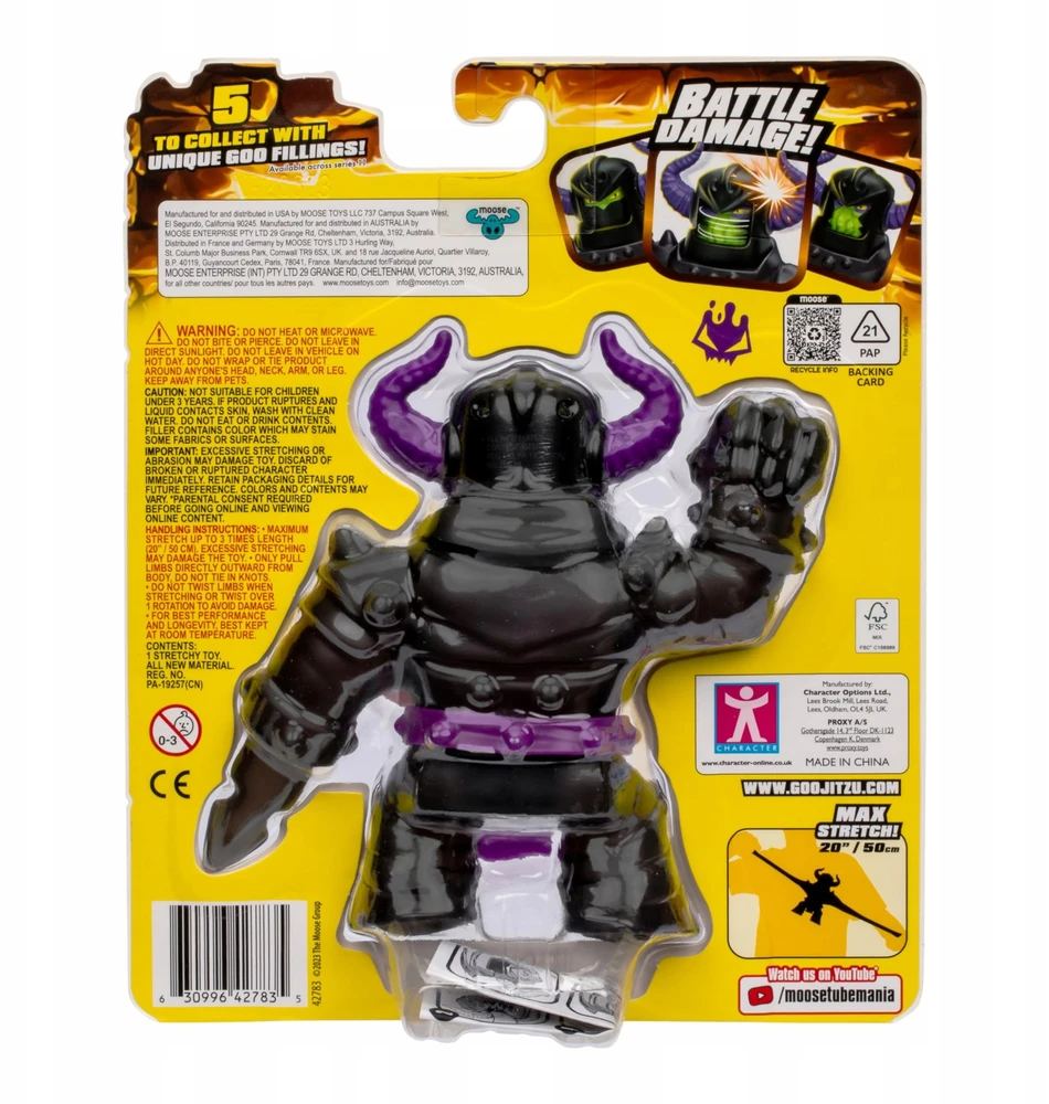 *****Goo Jit Zu StrikersBlack Knight Orbitox 42783
