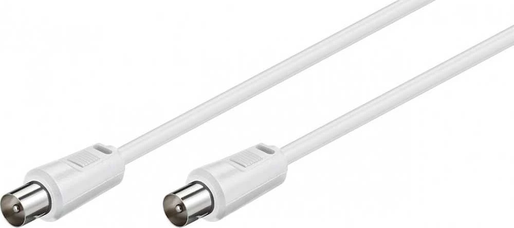 Goobay antenos kabelis 2,5 m baltas (68147)