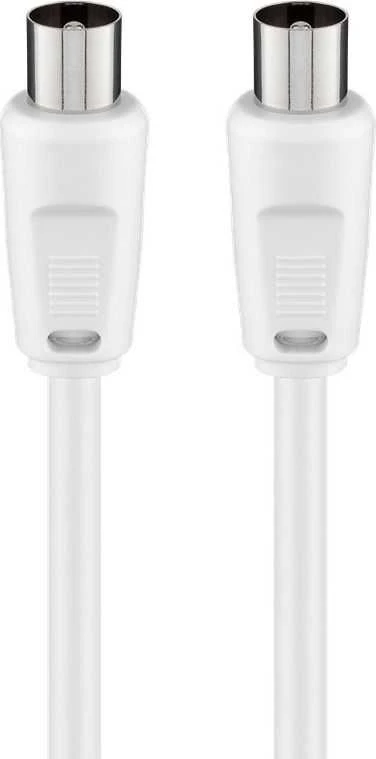 Goobay antenos kabelis 2,5 m baltas (68147)