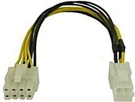 „Goobay“ | ATX12 P4 kompiuterio maitinimo laidas / adapteris; 4 kontaktų į 8 kontaktus