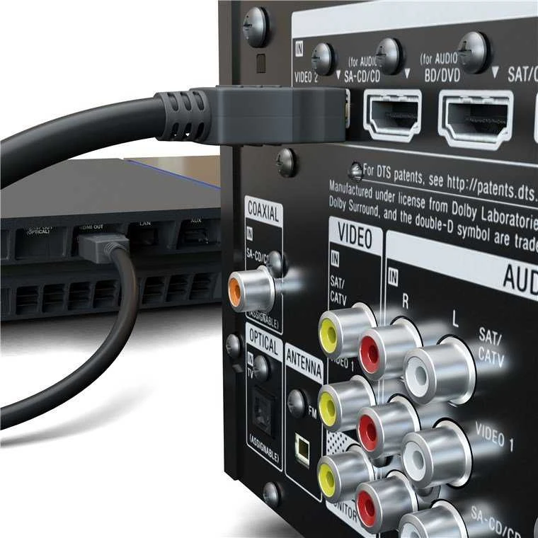 Goobay | Didelės spartos HDMI kabelis su eternetu | HDMI į HDMI | 5 m