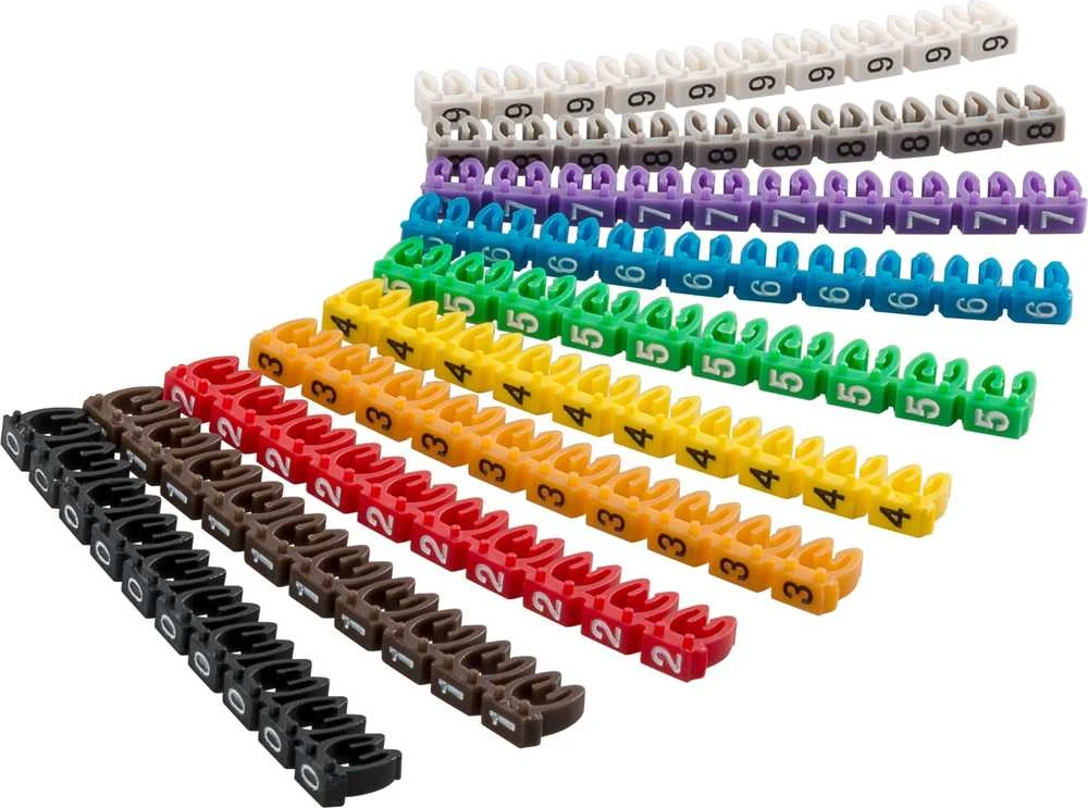 Goobay Cable žymeklių numeriai /0-9/ 1,5-2,5mm 100 vnt. (72513)