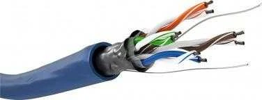 Goobay 93265 CAT 5e tinklo kabelis, F/UTP, 100 m, mėlynas