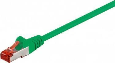 Goobay CAT 6 Jungiamasis laidas, S/FTP (PiMF), Žalias - Kabelio ilgis 0,25 m