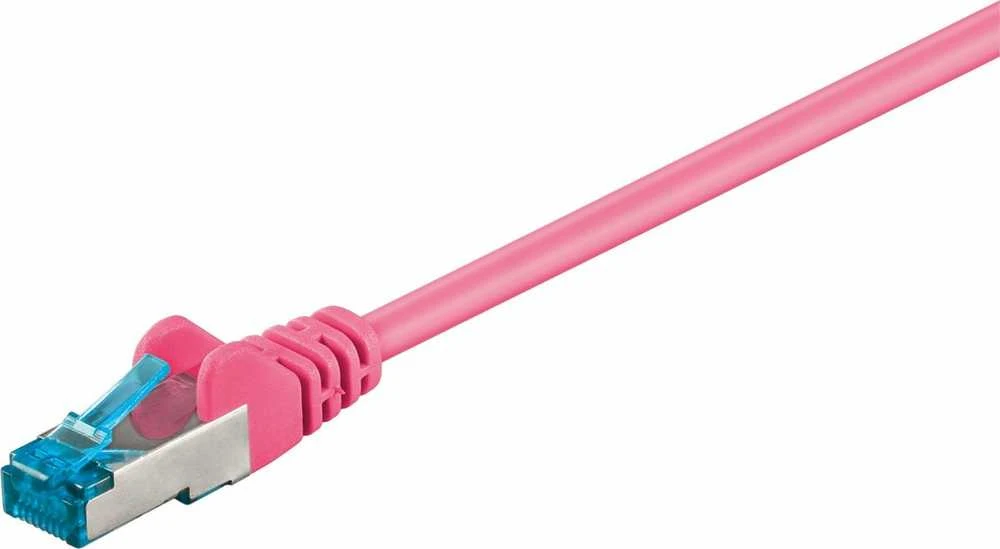 Goobay Kabelis LAN Patchcord CAT 6A S/FTP rožinė 0.25m