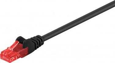 „Goobay“ CAT 6 jungties kabelis, U/UTP, juodas - Kabelio ilgis 25 m