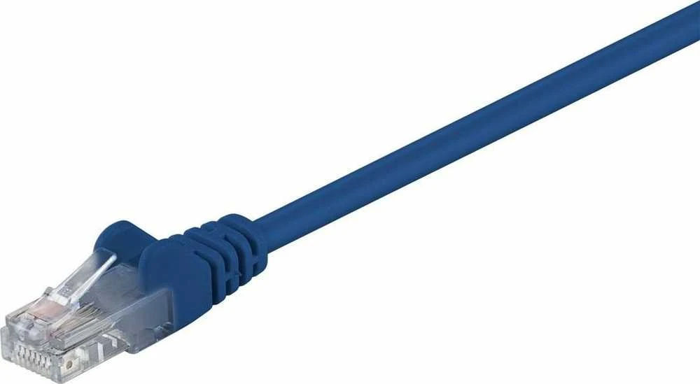 Goobay | 68385 | CAT 5e pataisinis kabelis, U/UTP, mėlynas, 7,5 m
