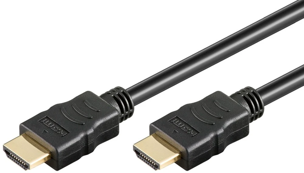 „Goobay 80101“ didelės spartos HDMI kabelis su Ethernet jungtimi | Minkštas | 1 m
