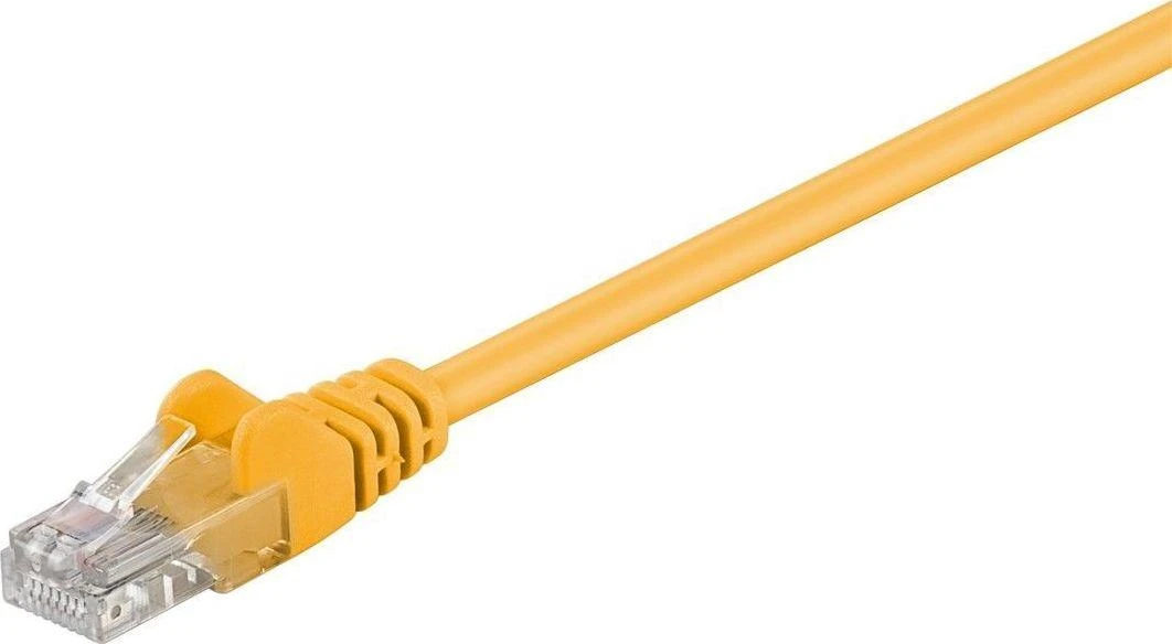 „Goobay“ | CAT 5e jungiamasis kabelis, U/UTP | 95556 | „Geltona“ RJ45 kištukas (8P8C) | RJ45 kištukas (8P8C)