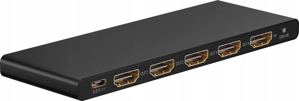 Goobay goobay HDMI Splitter 1 to 4 (4K @ 60Hz) (juodas)