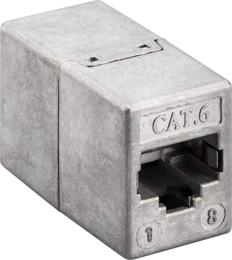 Goobay Nagų tarpiklis RJ45 / RJ45 Cat.6 ekranuotas (93963)