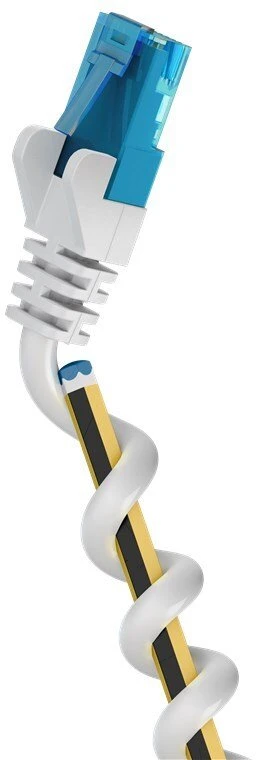 Goobay Kabelis krosowy, Cat 6a, U/UTP, balta, 20 m (79244)