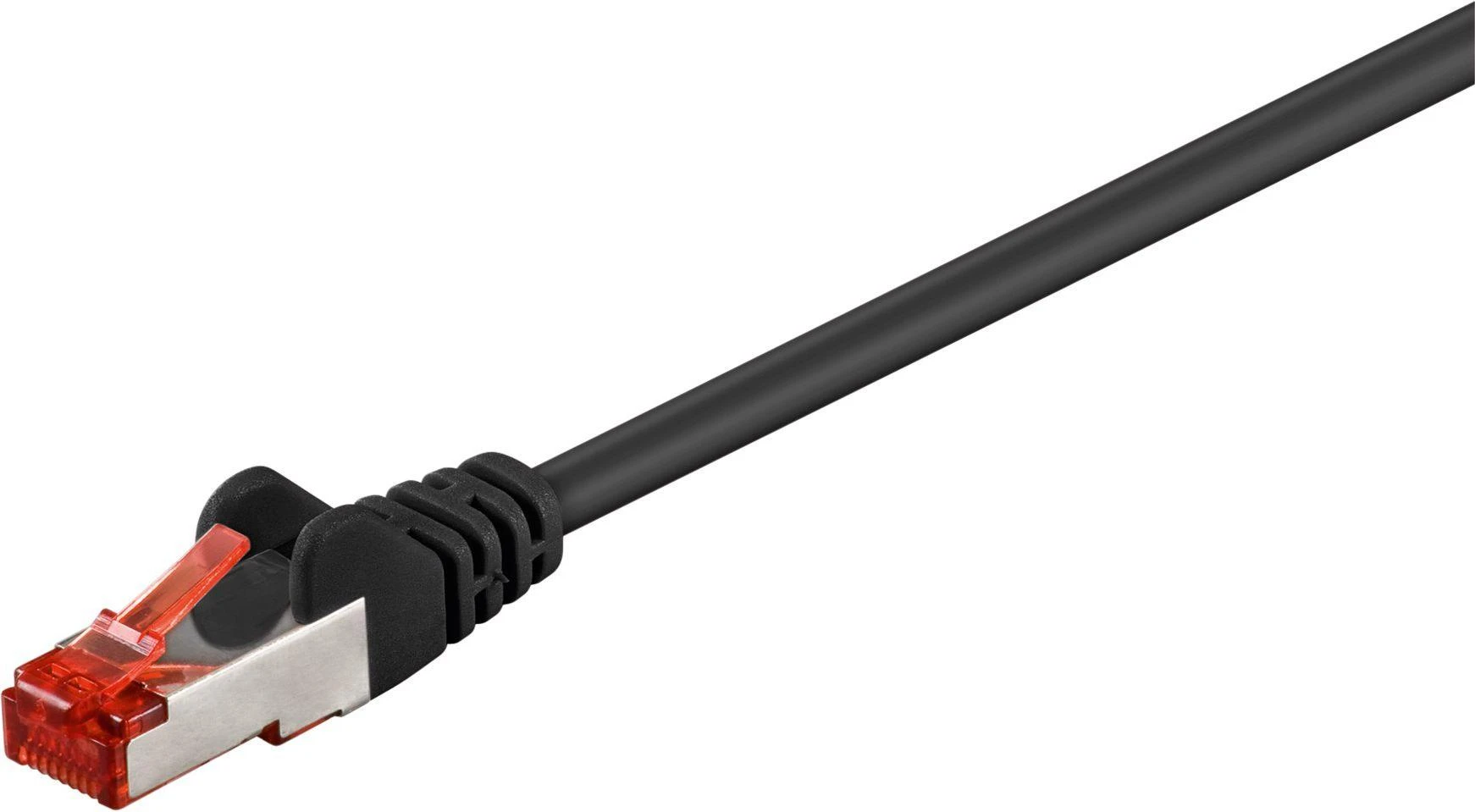 Goobay Kabelis LAN Patchcord CAT 6 S/FTP LSZH Juodas 0,5m