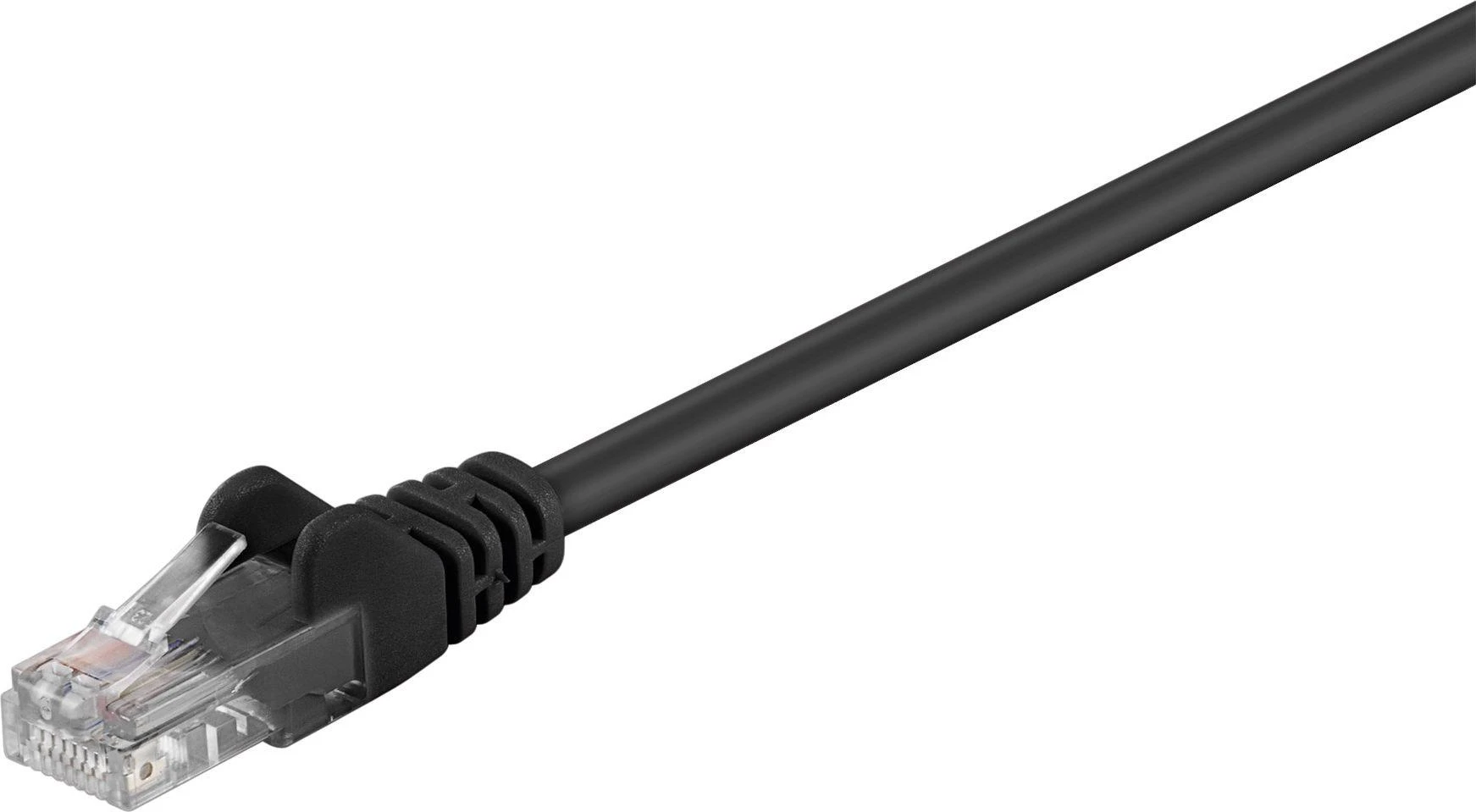 Goobay | CAT 5e pataisomasis kabelis, U/UTP | 68647 | Juodas