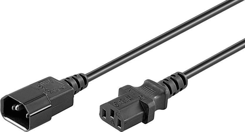 Goobay IEC prailginimas, 3m, juodas