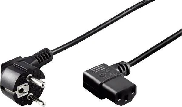 Goobay Cabletech Maitinimo kabelis kompiuterinis 1.5m, kampinis kištukas