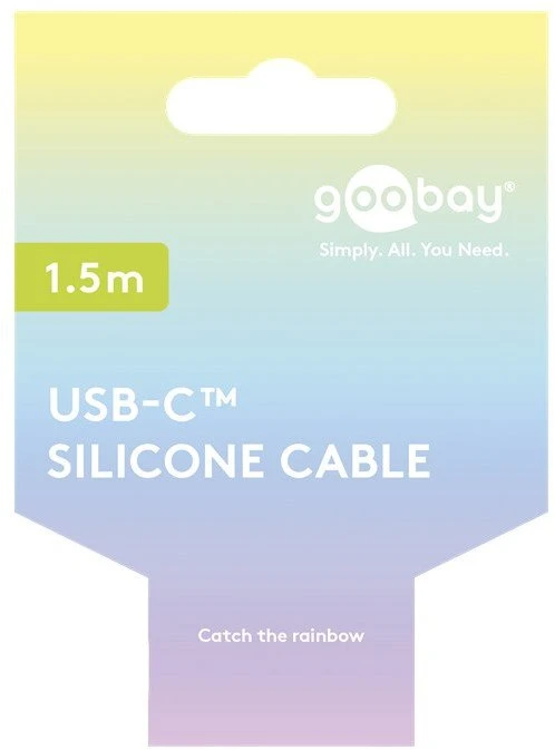 Goobay | USB-C silikoninis kabelis | 77746