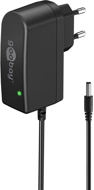 Maitinimo šaltinis Goobay Maitinimo šaltinis 12V (12W/1,0A) su wtyczką DC 5,5 mm x 2,1 mm, 64977