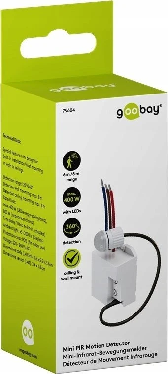 Goobay Mini czujnik ruchu