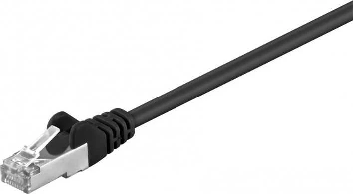 „Goobaya“ jungiamasis laidas, CAT5e, SF/UTP, 3 m, juodas (68671)
