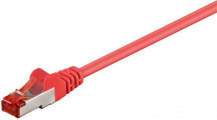 Goobay Pečkordas, CAT6, S / FTP, 0,25 m, raudona (93214)