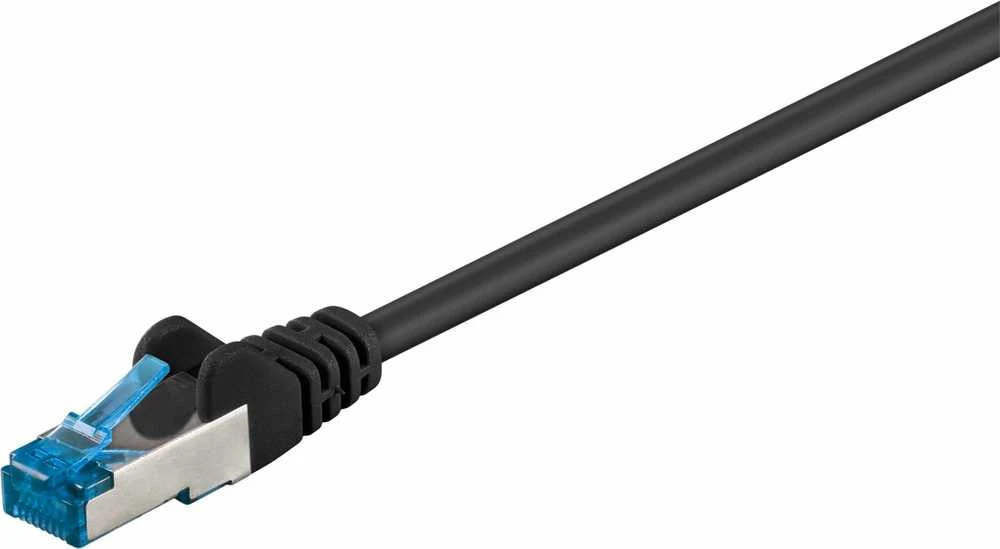 Goobay Kabelis LAN Patchcord CAT 6A S/FTP Juoda 2m
