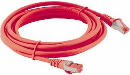 Goobay Kabelis LAN Patchcord CAT 6A S/FTP Raudona 2m