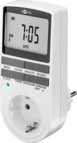 Skaitmeninis laiko programuotojas 230V 3680W IP20 - Goobay 64900