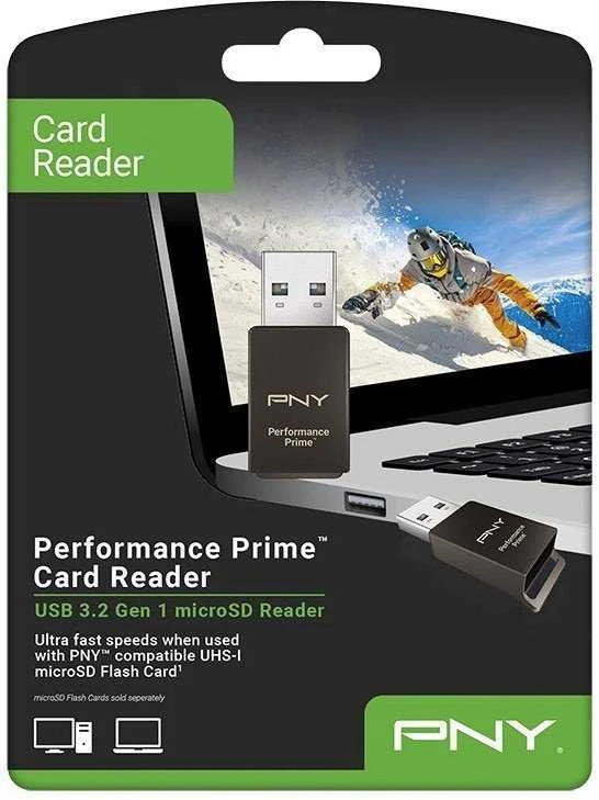 Nezatříděno PNY Skaitytuvas kart Micro SDXC USB 3.2A