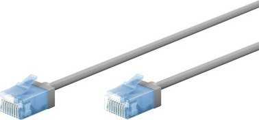 Goobay Itin lankstus tinklo kabelis CAT 6A, plonas, U/UTP, pilkas