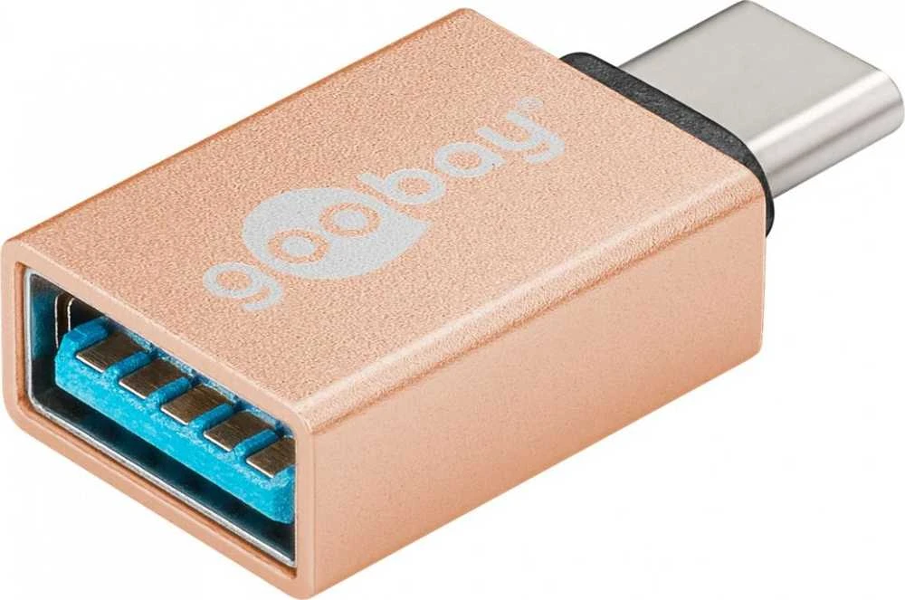 Goobay USB-C – 3.0 adapteris, auksinis
