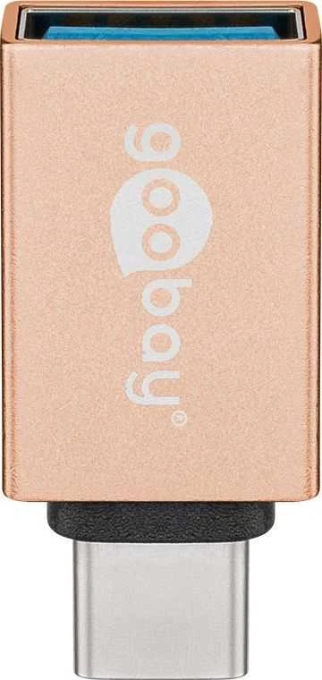 Goobay USB-C – 3.0 adapteris, auksinis