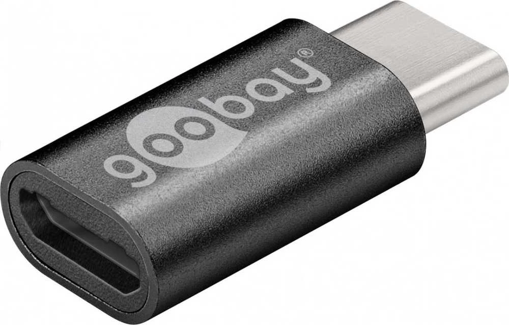 Goobay Jungtis USB-C kištukas - micro USB lizdas