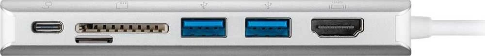 Wentronic Goobay USB-C Premium kelių prievadų adapteris