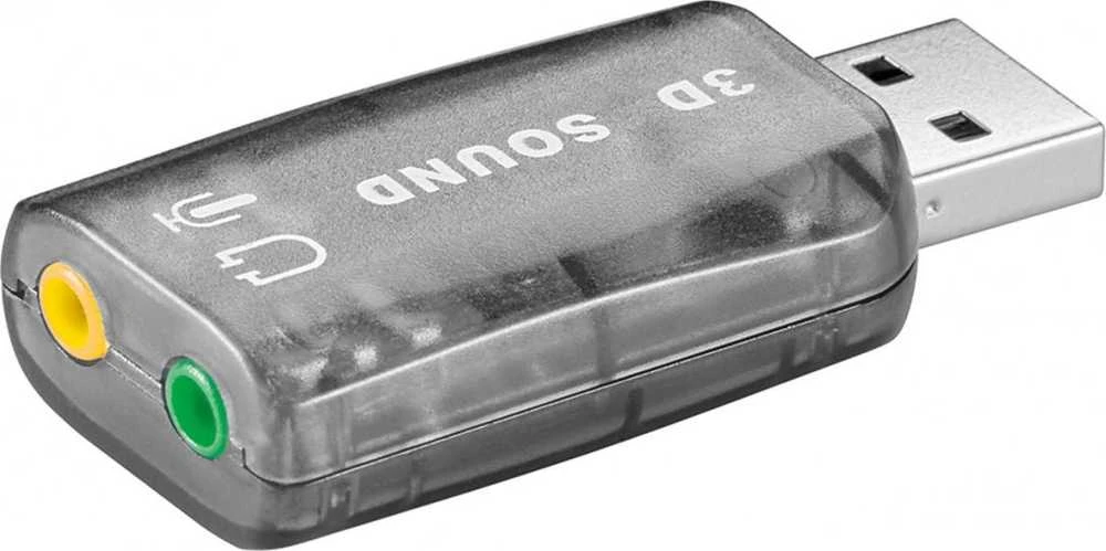 MicroConnect Goobay garso plokštė USB 2.0 lizdas 3,5 mm x 2