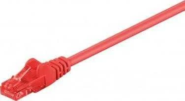 Goobay Lankas Wentronic Hoop CAT 6 Komutacinis kabelis, U/UTP, raudonas, 10 m - CCA coppergemisch (68446)
