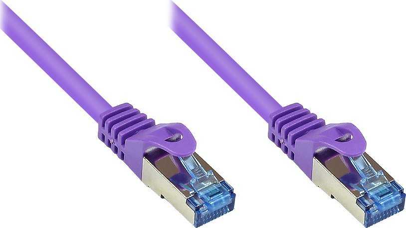 Good Connections Geri ryšiai Geri ryšiai Cat.6A jungiamasis kabelis S/FTP HF violetinis 3m