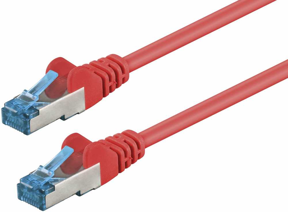 Good Connections Kabelis patchowy Cat6a SFTP/PIMF/LSOH 0,25 m Raudona