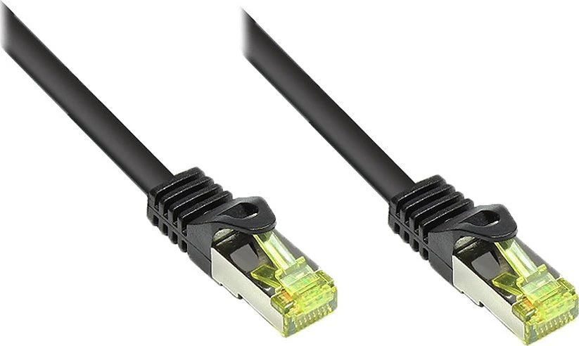 Good Connections tinklo kabelis Cat.7, S/FTP, juoda, 0,5 m (8070R-005S)